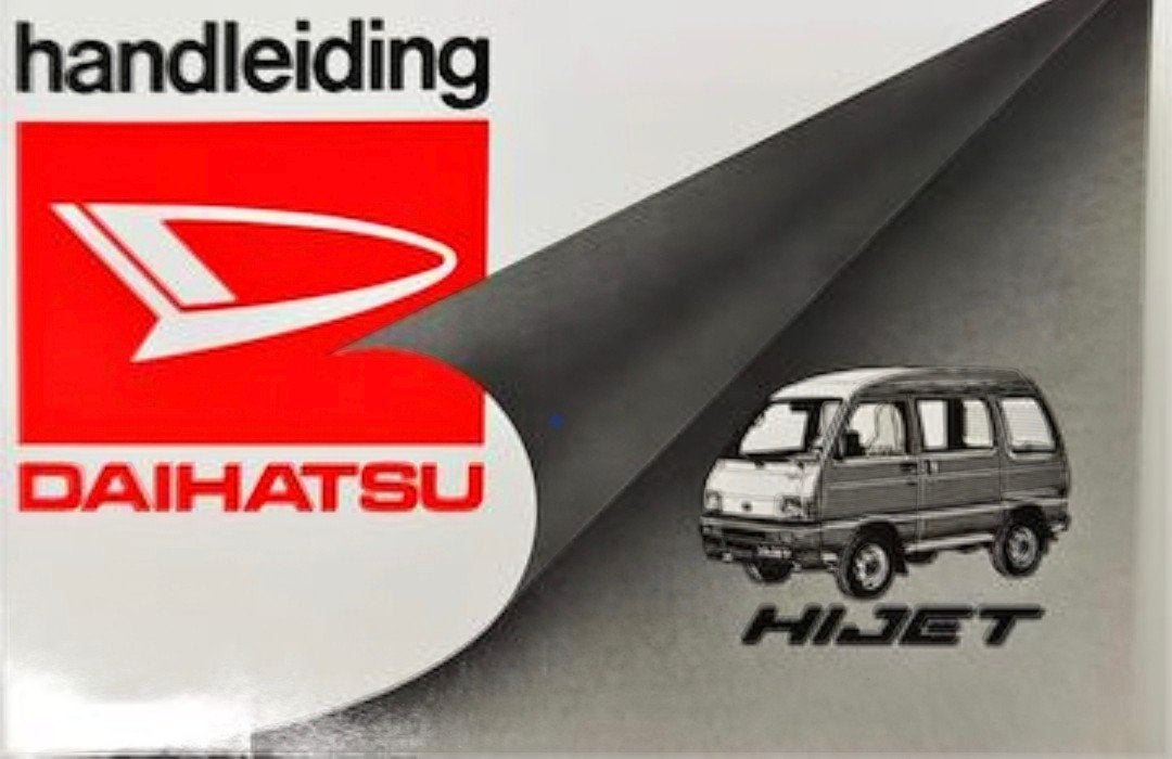 Handleiding Daihatsu Hijet, Ophalen of Verzenden