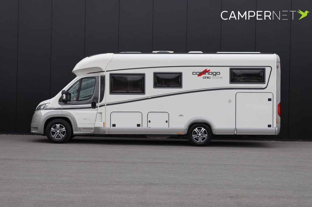 Carthago CHIC C-LINE T 4.9 150pk Multijet | Lengtebedden | O, Caravans en Kamperen, Campers, Achteruitrijcamera, Tot en met 2