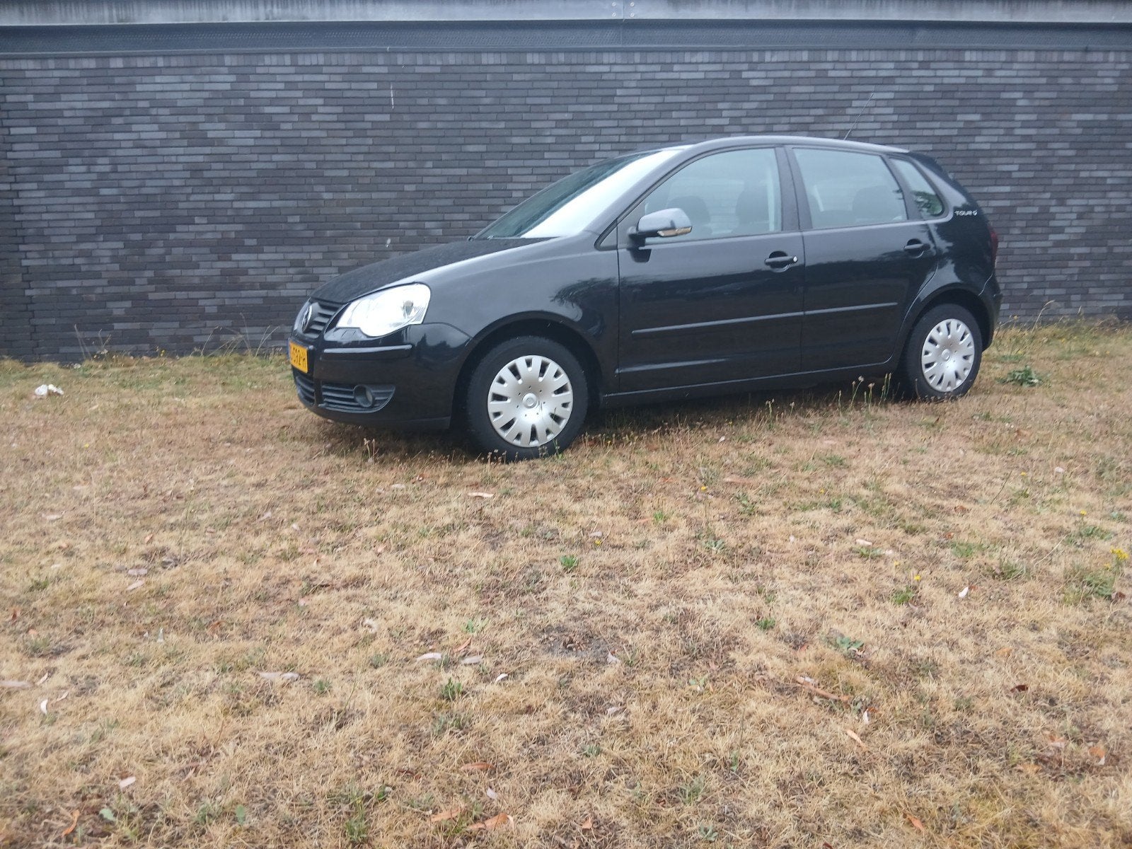 Volkswagen Polo 1.4 16V 59KW 2007 Zwart groot onderhoud+riem, Voorwielaandrijving, Stof, Zwart, 4 cilinders