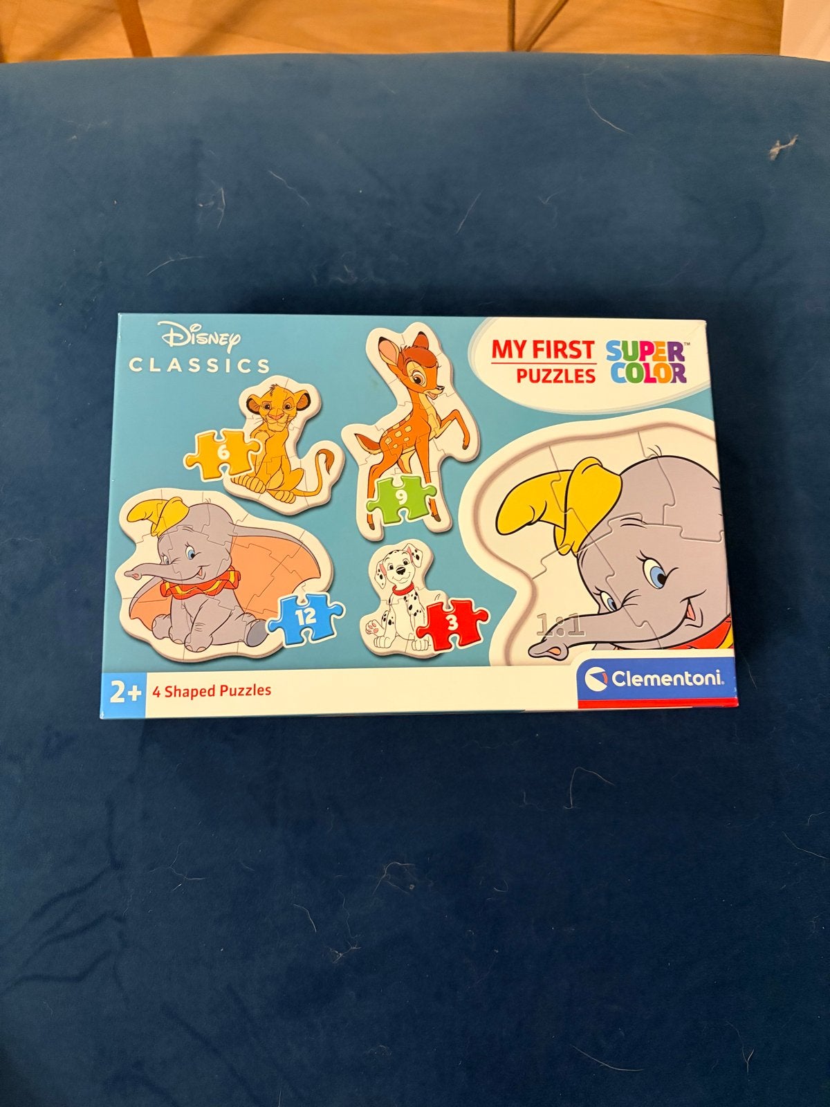 Disney Classics Mijn Eerste Super Kleur Puzzels Clementoni, Ophalen of Verzenden, 10 tot 50 stukjes, Zo goed als nieuw, 2 tot 4 jaar