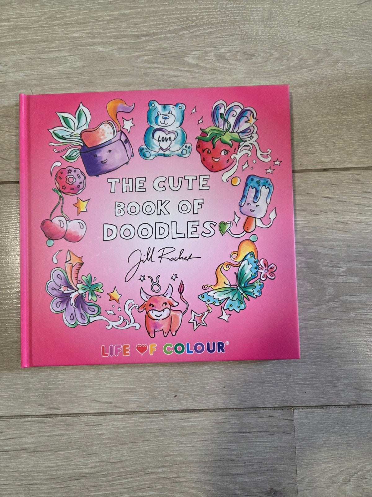 Kleurboek Jill Rocket, Ophalen