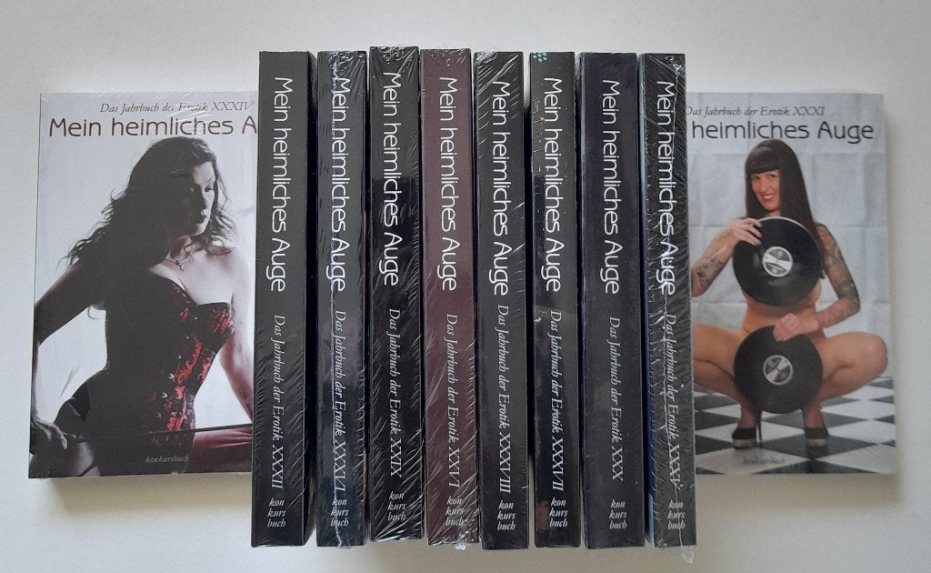10 x Mein Heimliches Auge "Jahrbuch der Erotik" - 3000+ pag., Boeken, Kunst en Cultuur | Fotografie en Design, Fotografen, Verzenden
