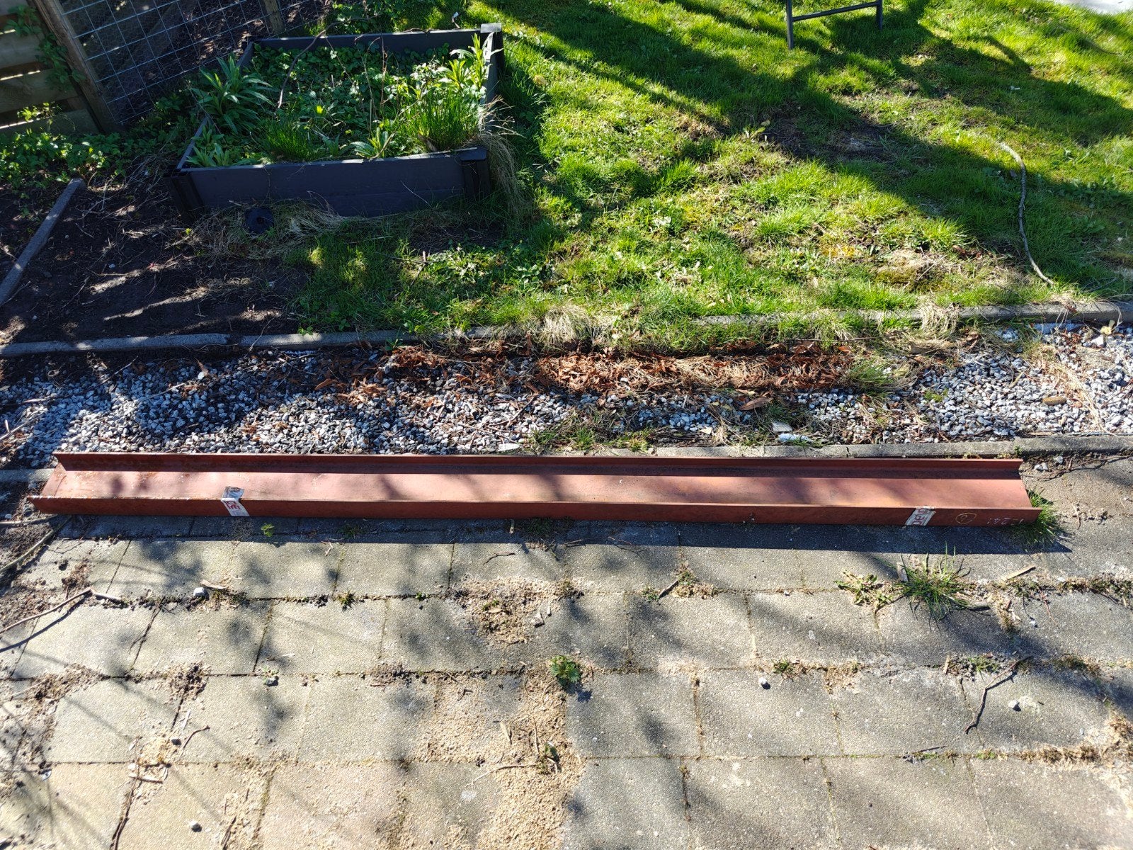 ijzeren gemeniede balk IPE 160 2700mm, Doe-het-zelf en Verbouw, Ophalen, Gebruikt