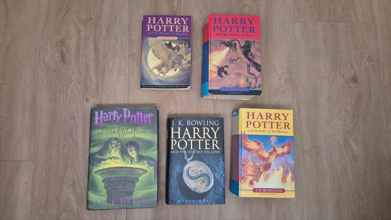 Harry Potter boeken - Deel 3, 4, 5, 6 en 7, Boeken, Fantasy, Ophalen of Verzenden