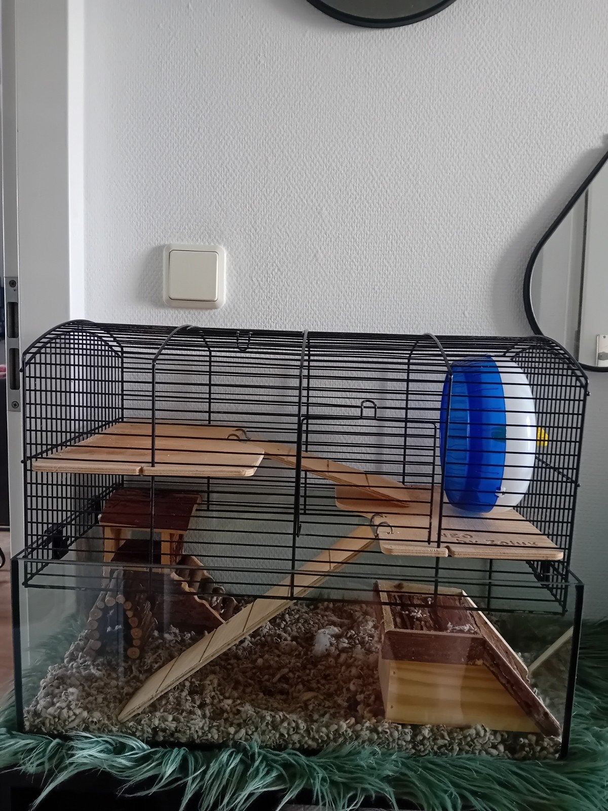 Hamsterkooi, Dieren en Toebehoren, Minder dan 60 cm, Kooi, Minder dan 75 cm, Ophalen of Verzenden