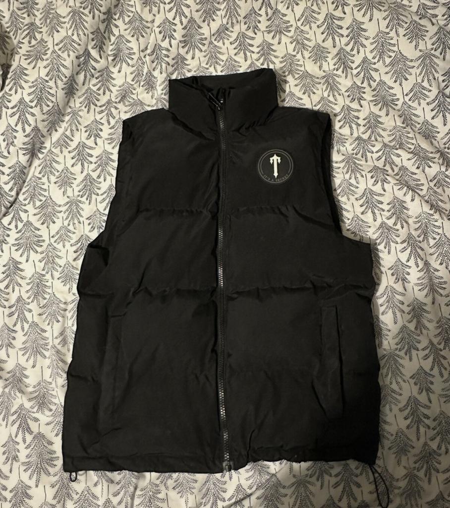 Trapstar bodywarmer, Kleding | Heren, Ophalen of Verzenden, Zo goed als nieuw, Zwart