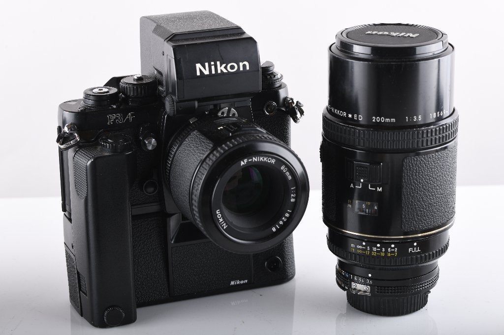 Zeer nette Nikon F3AF Set, Ophalen of Verzenden, Zo goed als nieuw, Spiegelreflex, Nikon