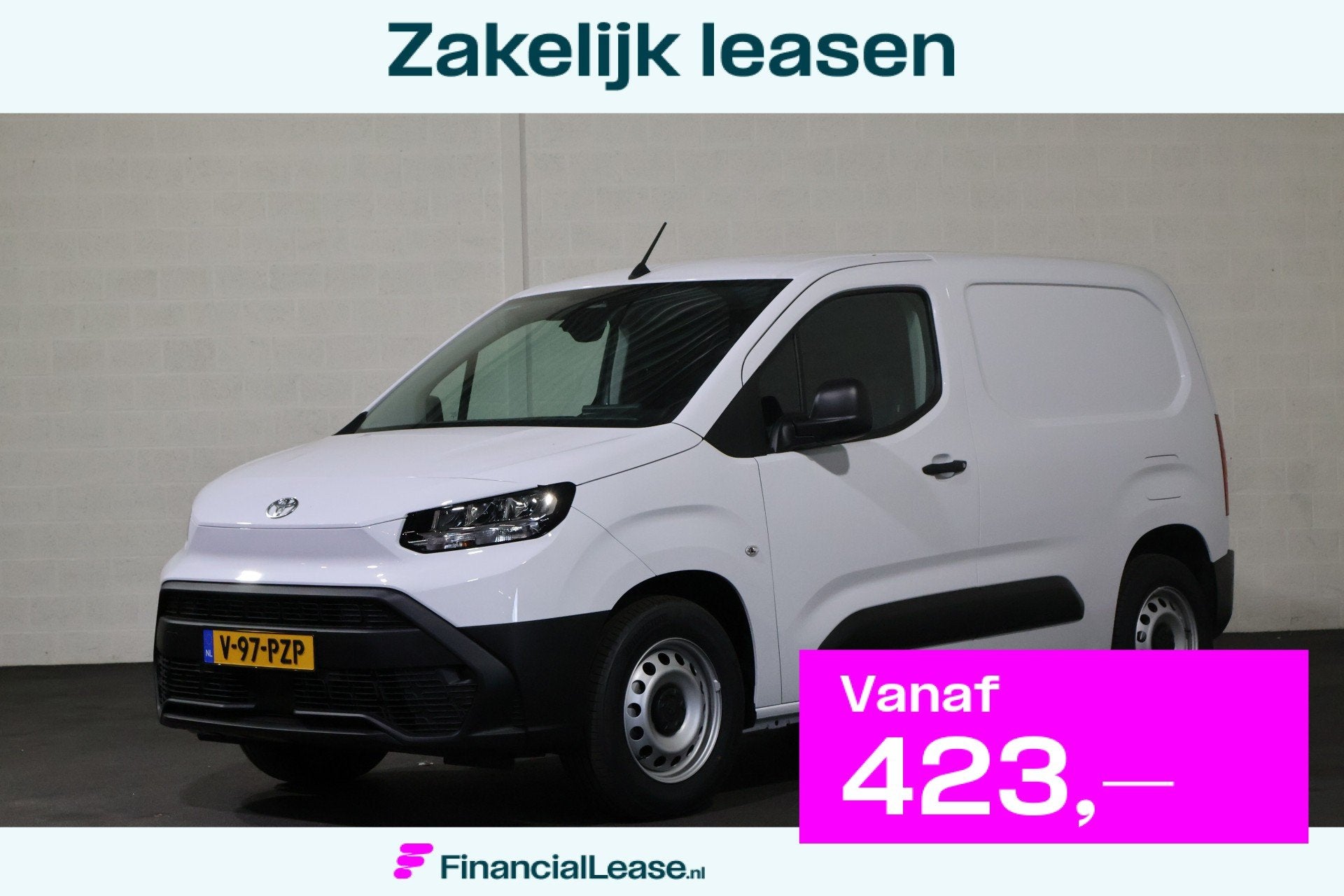 Toyota ProAce City Electric Comfort L1 50 kWh, 750 kg, 1666 kg, Wit, Toyota