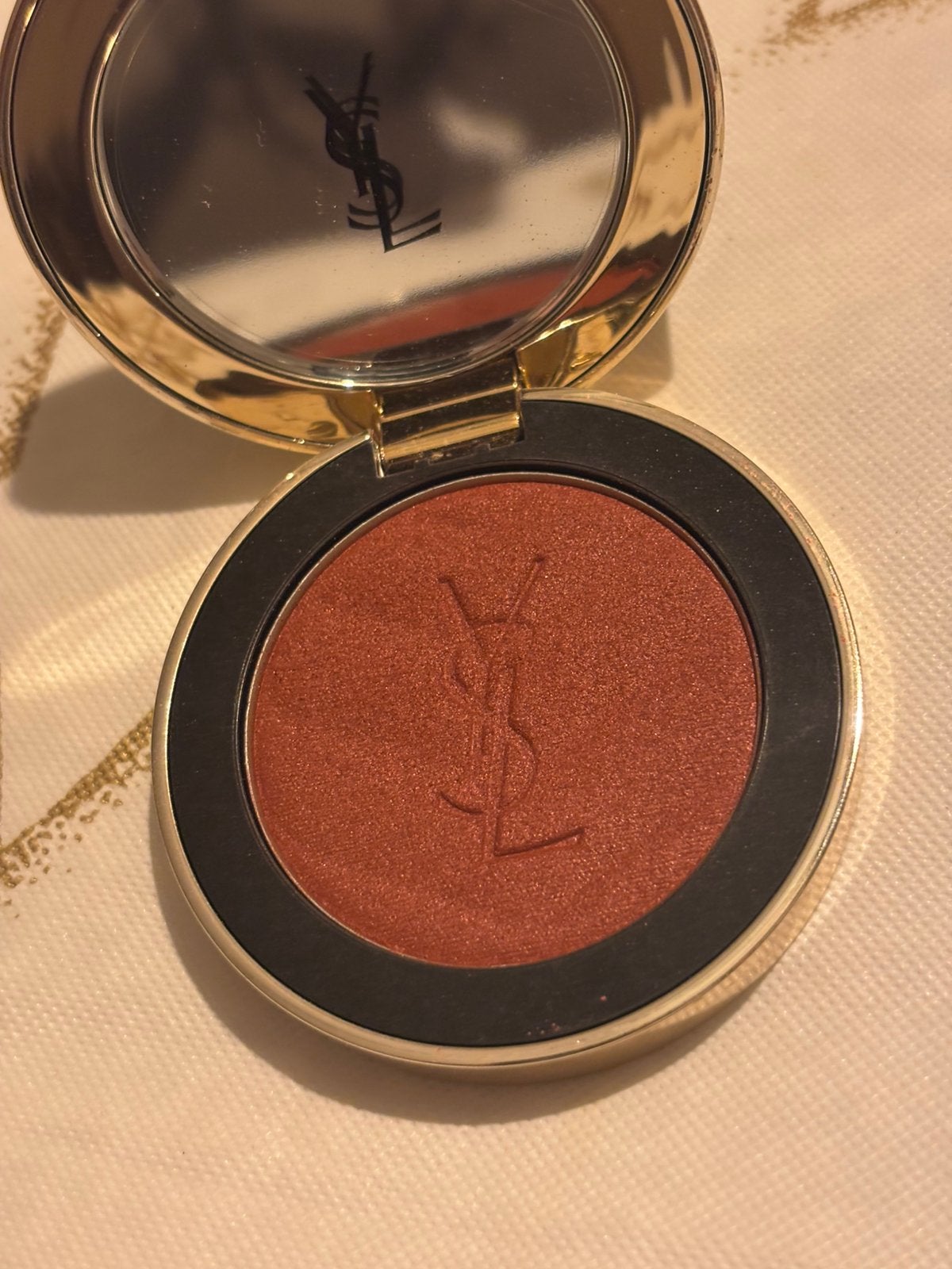 YSL Make Me Blush /powder blush nr 12, Wangen, Bruin, Ophalen of Verzenden, Zo goed als nieuw