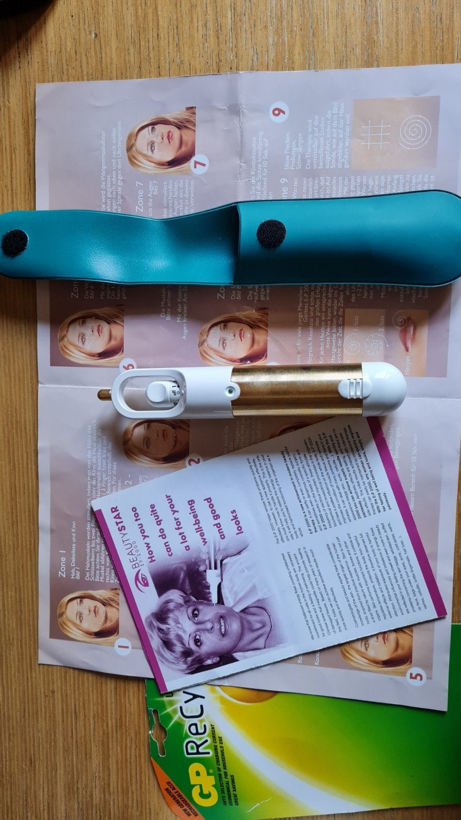 Beauty Star EP-2000 Microcurrent Face Lift Device, Ophalen of Verzenden, Zo goed als nieuw, Gehele gezicht, Verzorging