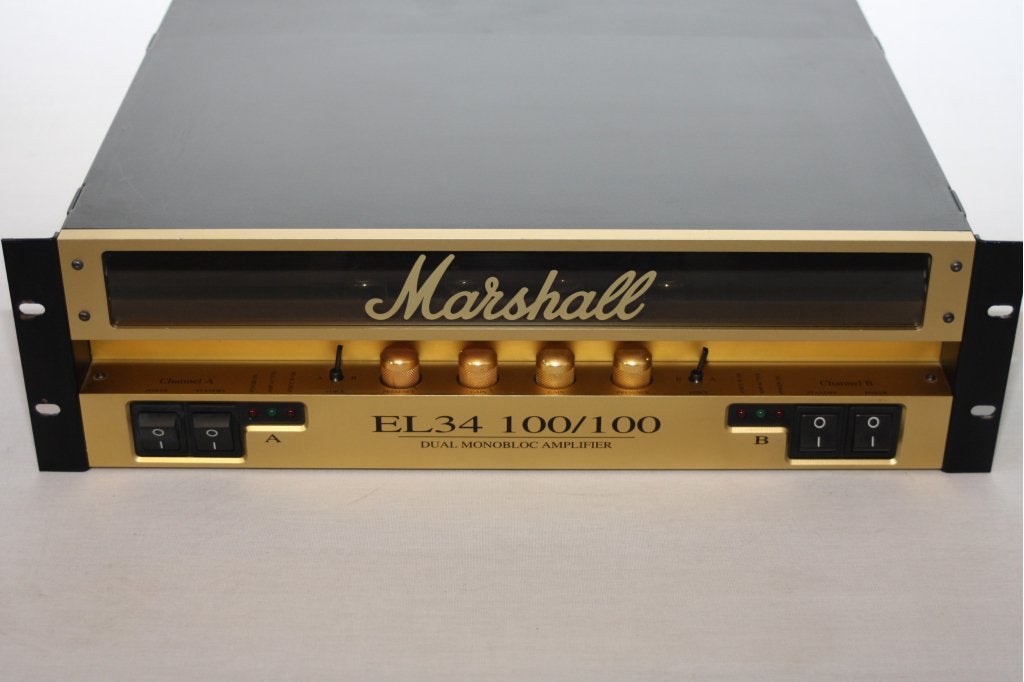 Marshall EL34 100/100 Dual monoblock amp., Niet ingevuld, Marshall, Gitaar, Ophalen