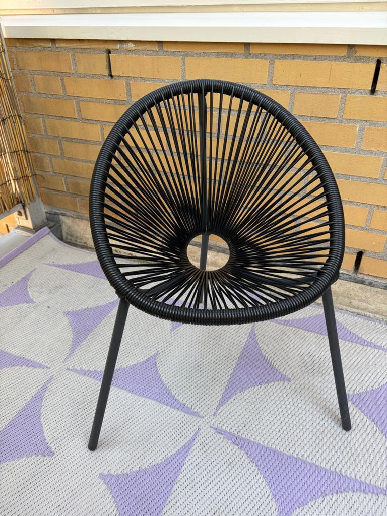 Draadstoel voor kinderen - Zwart, Ophalen, Kunststof, Gebruikt, Zwart