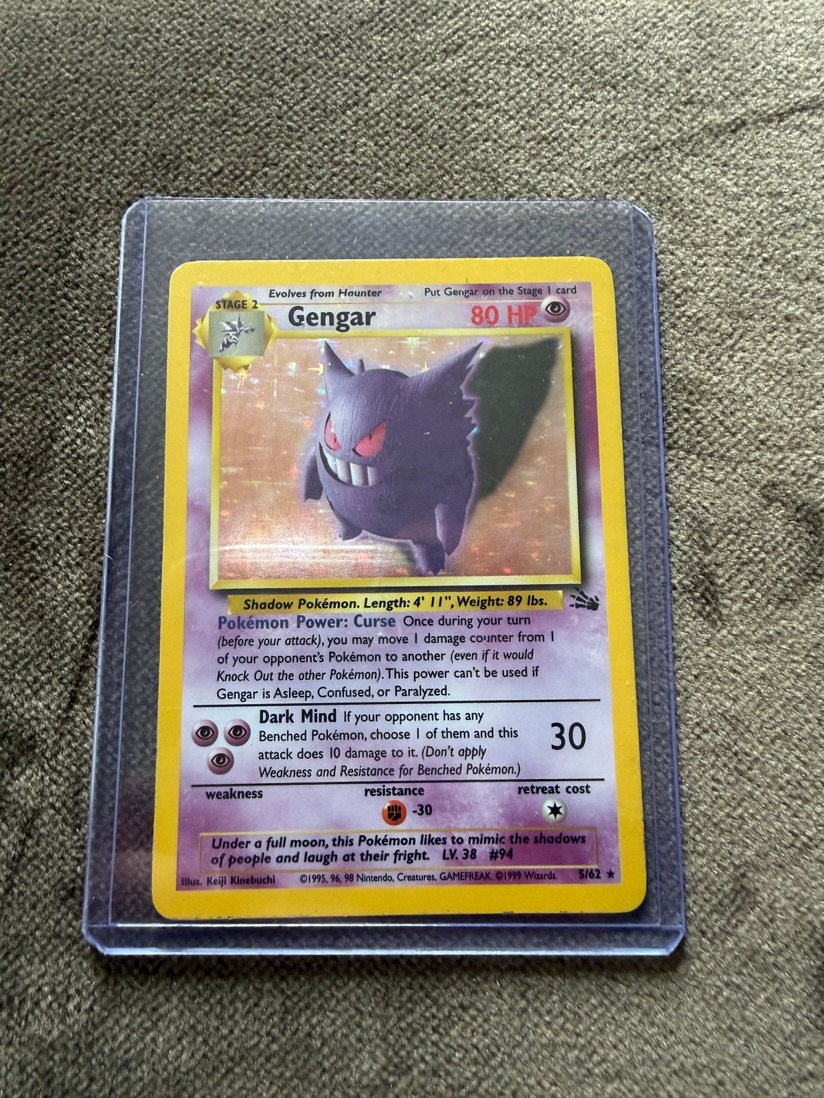 Zeldzame Pokemonkaarten (Alleen verkoop hele set), Ophalen, Gebruikt, Meerdere kaarten, Foil