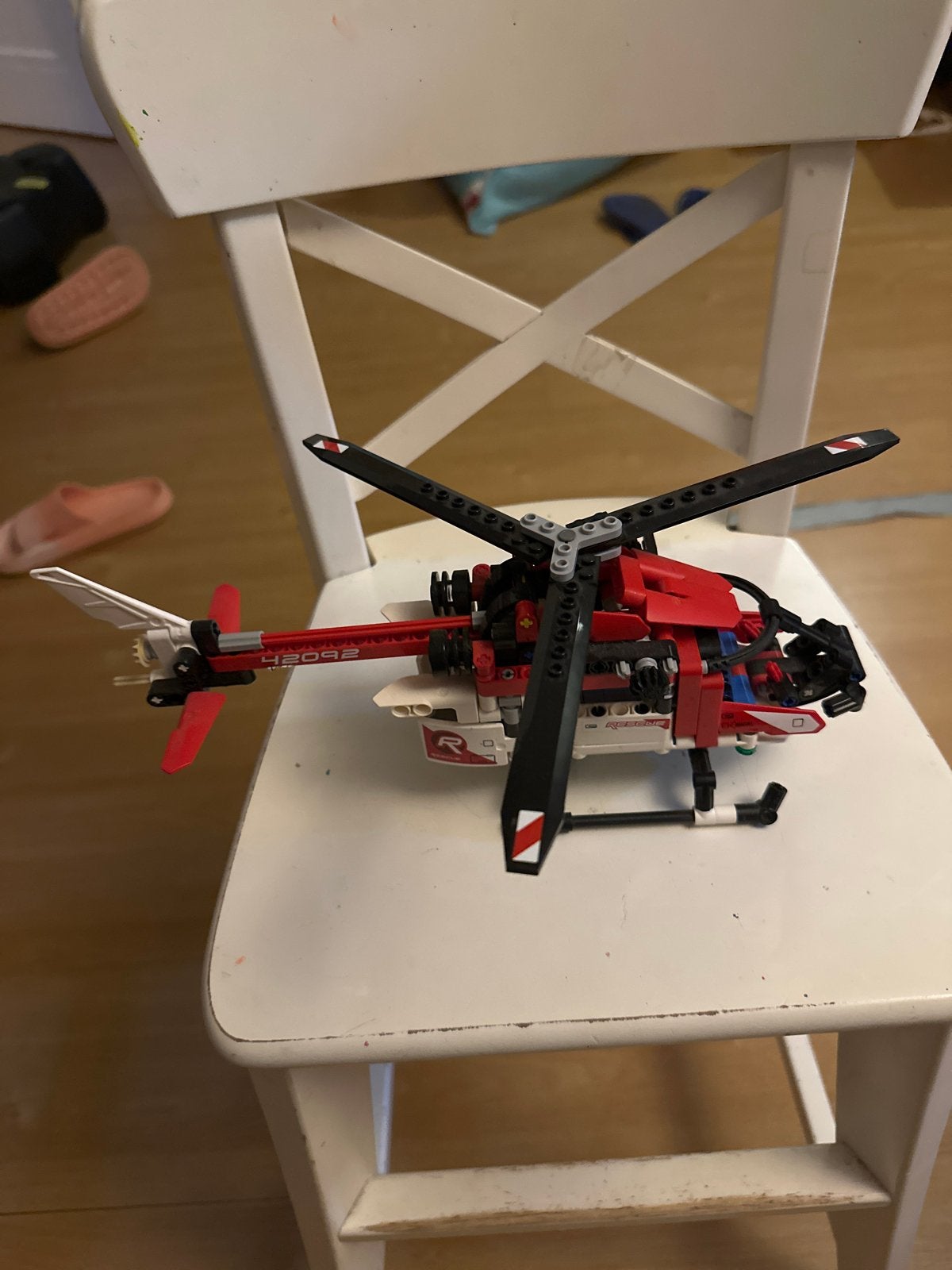 Lego Technic Helikopter 42092, Ophalen, Zo goed als nieuw, Overige typen, Helikopter