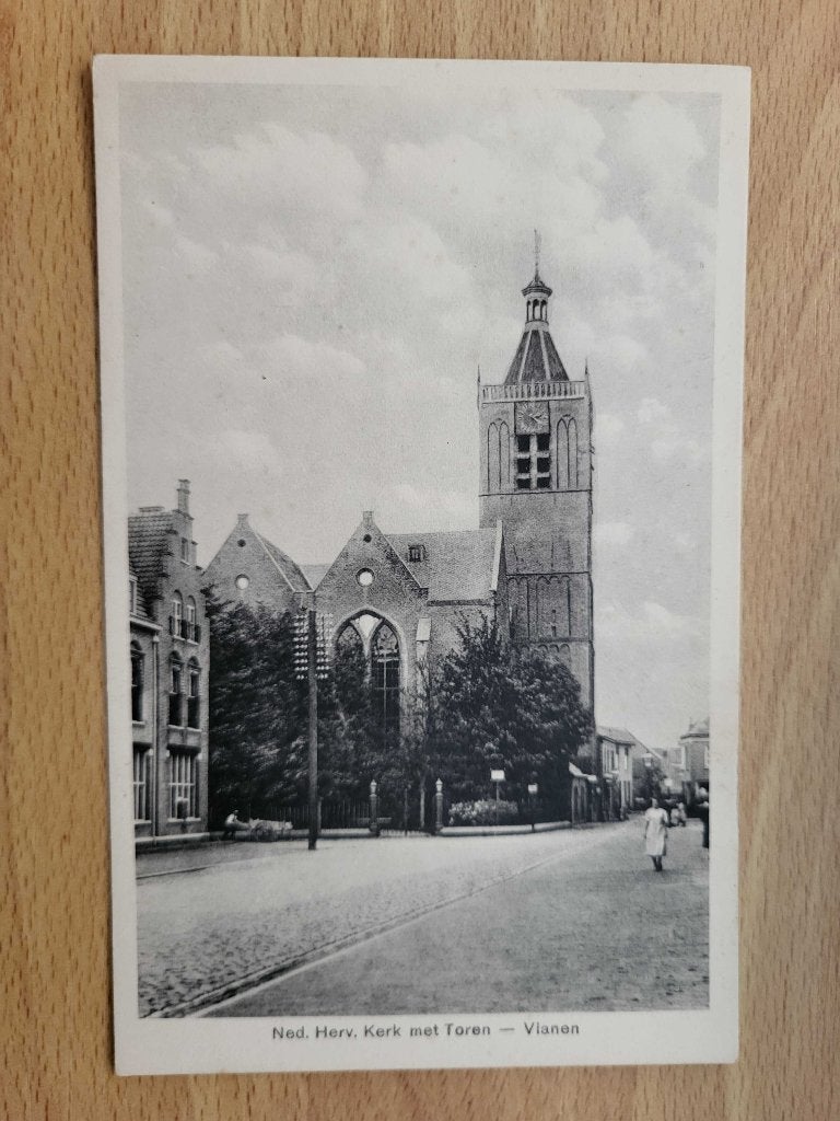 ansicht VIANEN Kerk, Ophalen, Voor 1920, Utrecht