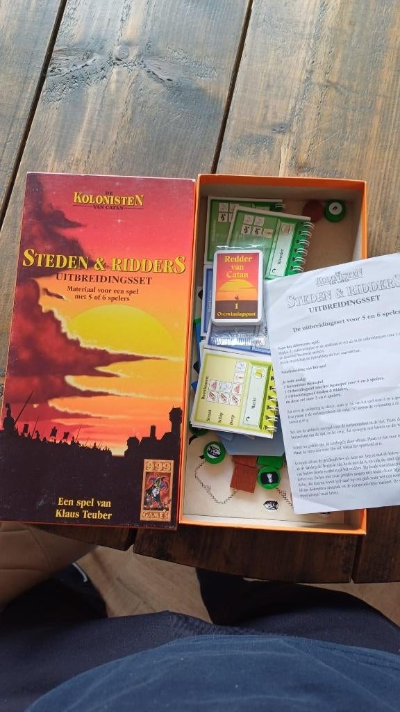bordspel Catan Steden en Ridders 56 hout in doos, Vijf spelers of meer, Ophalen of Verzenden, Nieuw, 999 Games b.v.