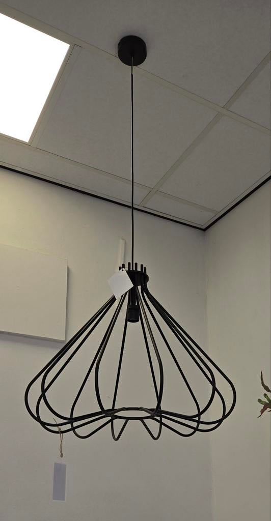 Bellagio Hanglamp Ztahl - Zwart, Hoogte 50 cm, Huis en Inrichting, Lampen | Hanglampen, Ophalen, 50 tot 75 cm, Nieuw, Metaal