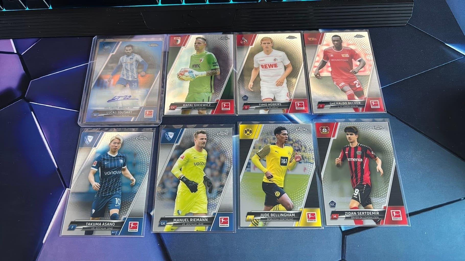 23 cards Topps Chrome Bundesliga 2020 - 2021, Ophalen of Verzenden, Nieuw, Meerdere kaarten