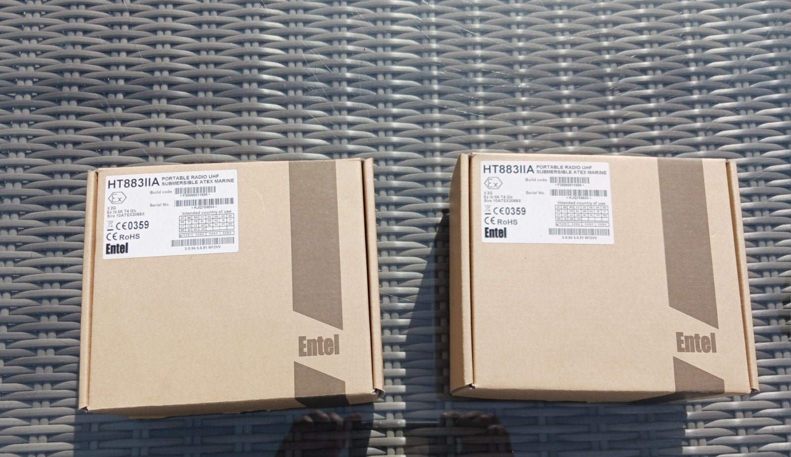 Entel HT883IIA Portofoon-Marifoon Nieuw in doos, Ophalen, 5 tot 15 km, Nieuw, Portofoon of Walkie-talkie