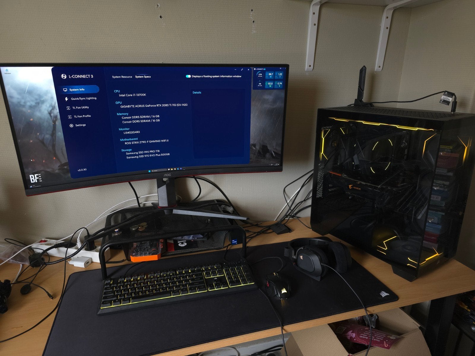 Game setup, Ophalen