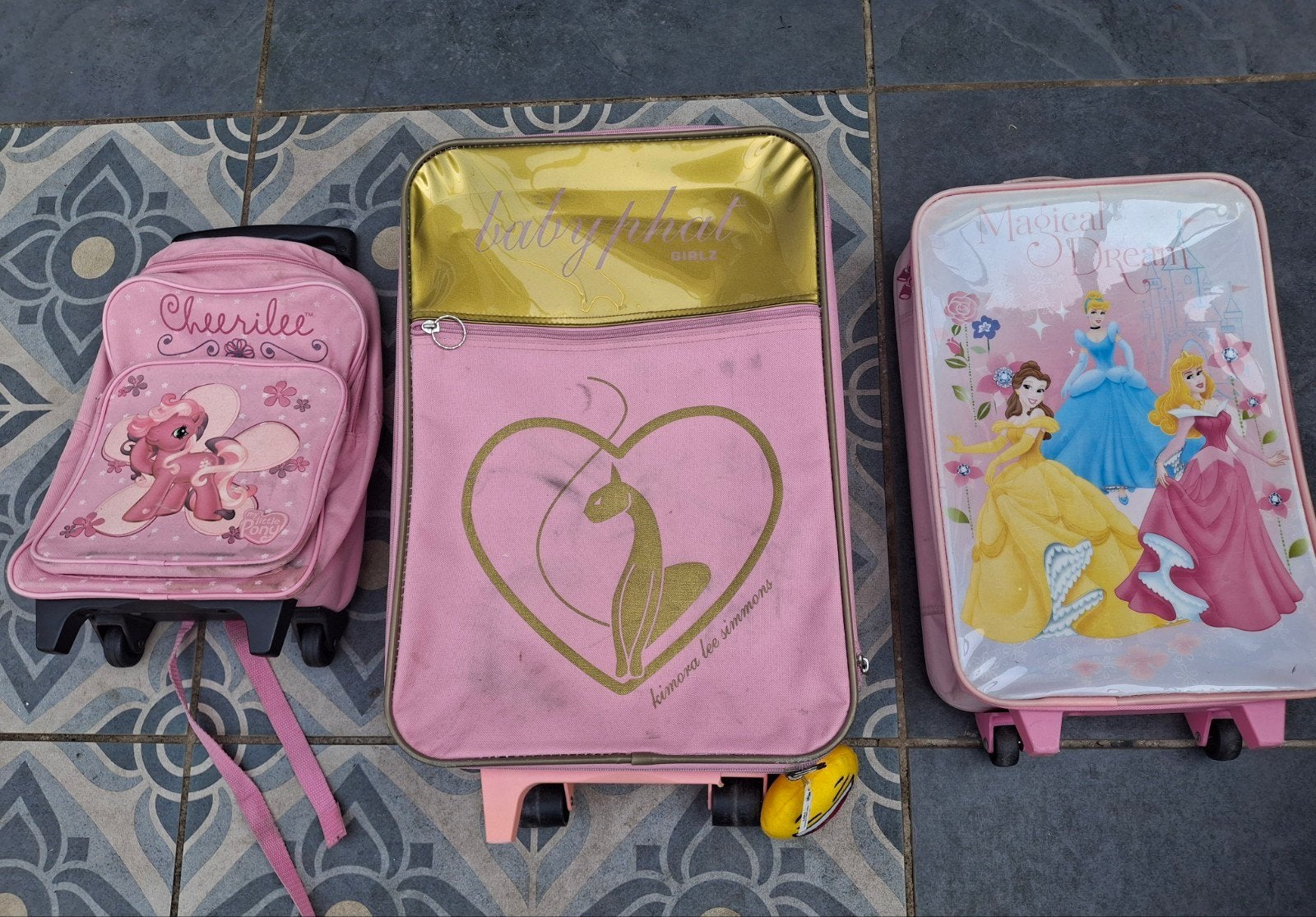 Kinder koffers meisjes, Ophalen, Gebruikt, Hard kunststof, Minder dan 50 cm