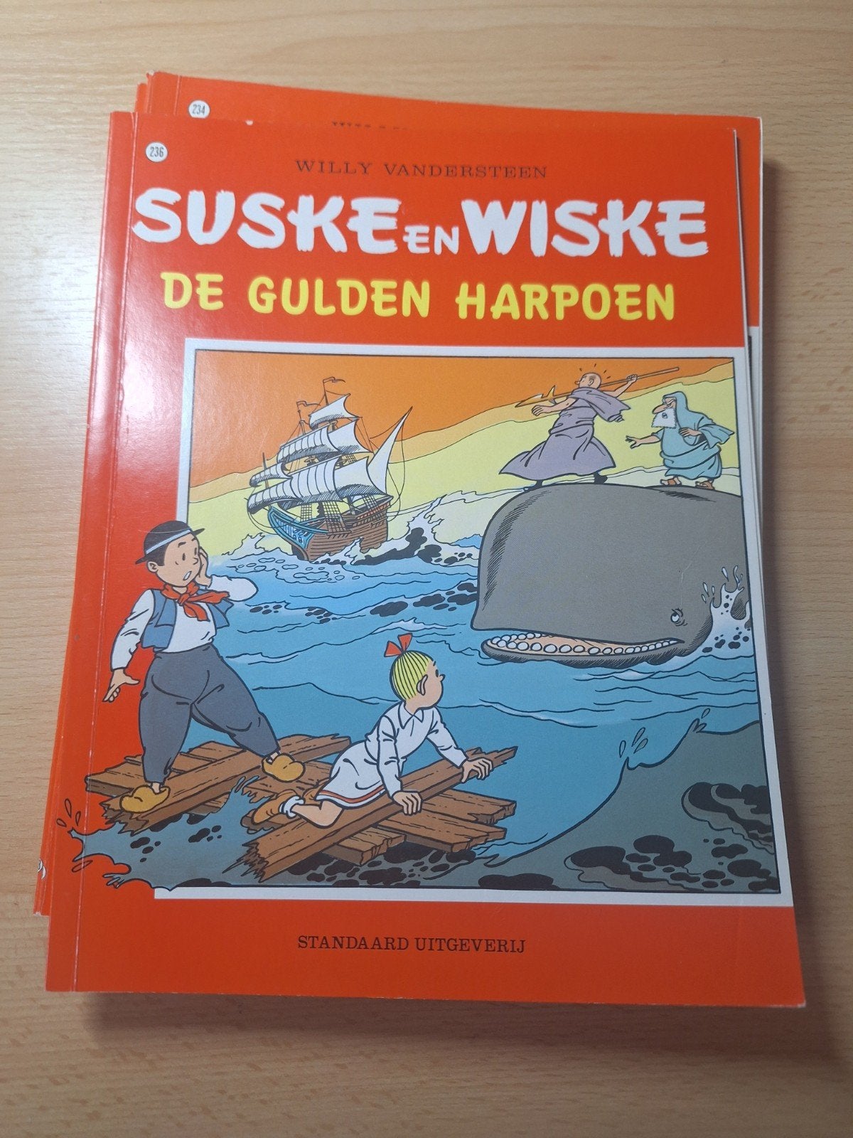 Willy Vandersteen - De gulden harpoen, Willy Vandersteen, Eén stripboek, Ophalen of Verzenden, Zo goed als nieuw