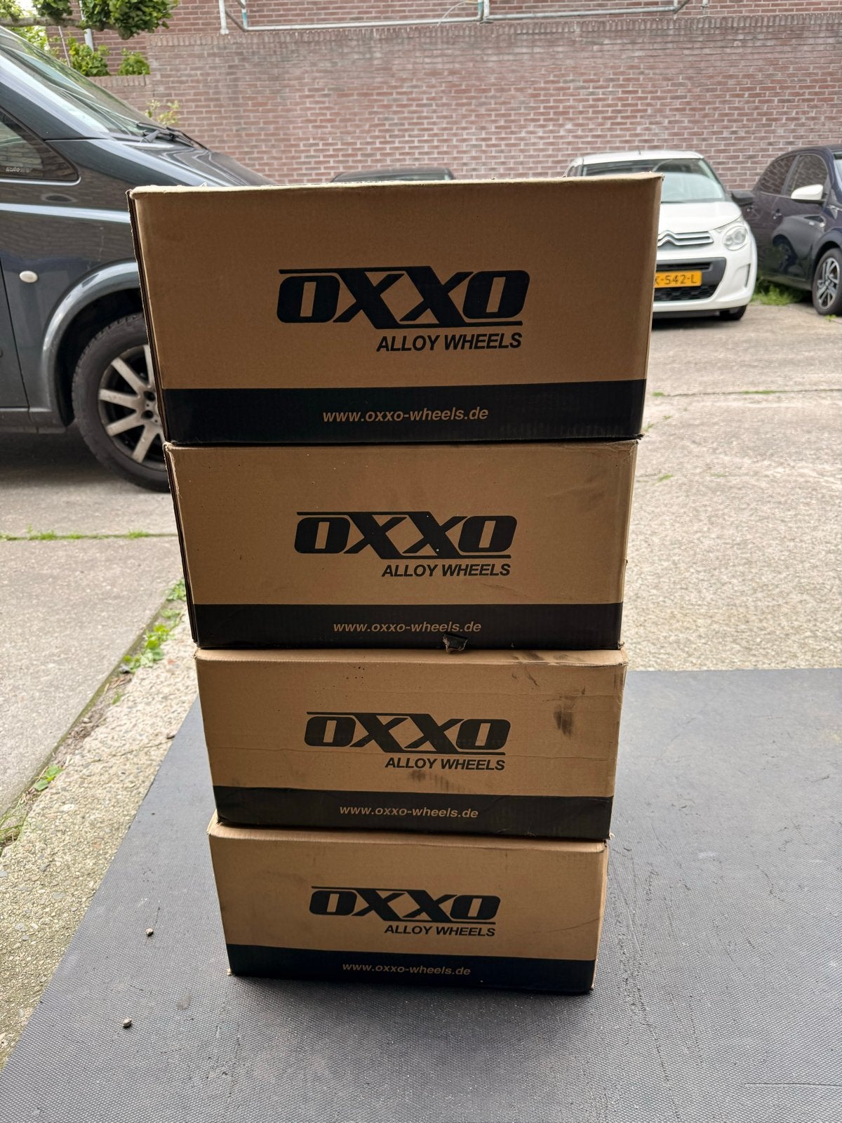 Ford 16 inch 10 spaaks velgen, wit, Auto-onderdelen, Gebruikt, Velg(en), Overige, Overige maten