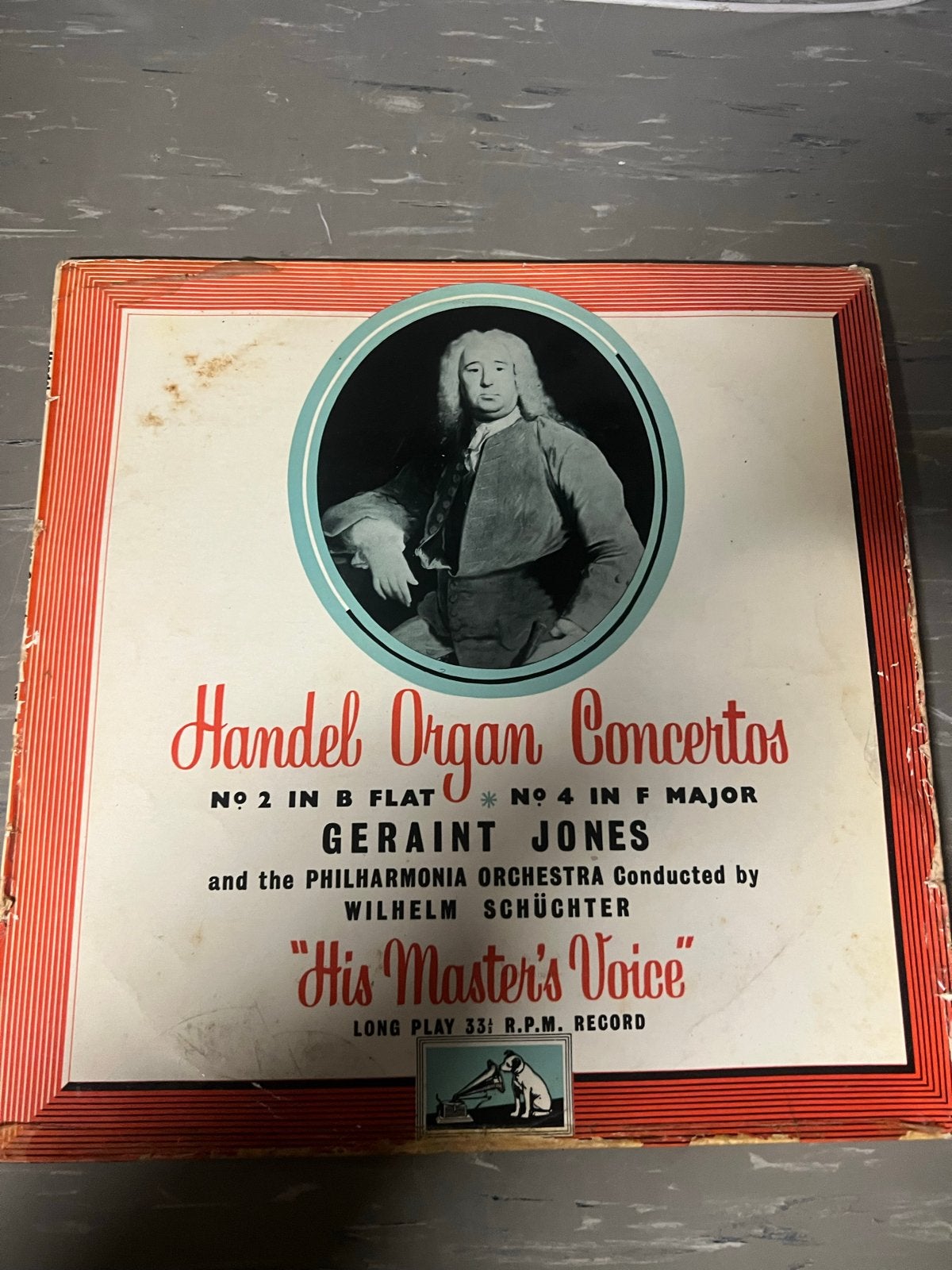 Handel Organ Concertos - Geraint Jones - His Master's Voice, LP, Gebruikt, Soloconcert, Ophalen of Verzenden