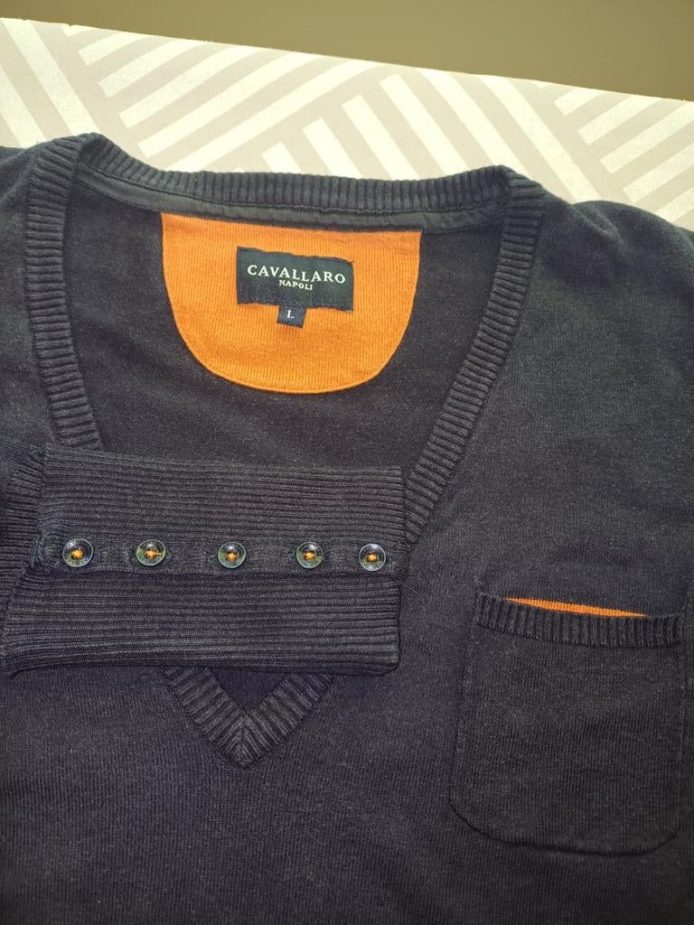 Cavallaro Napoli donkerblauwe damestrui met oranje accenten, Ophalen of Verzenden, Gedragen, Blauw