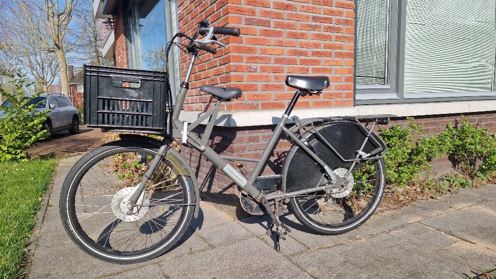 Workcycles FR8, super elektrische transportfiets voor 3 kids, Gebruikt, 51 tot 55 cm, 50 km per accu of meer, Ophalen