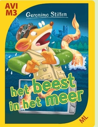 Geronimo Stilton: Het Beest in het Meer (AVI M3)/ongelezen, Boeken, Fictie algemeen, Geronimo Stilton, Verzenden, Zo goed als nieuw
