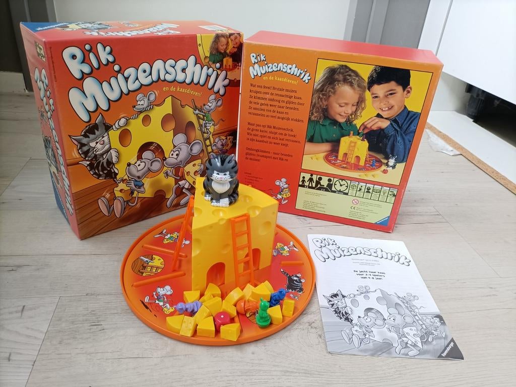 Rik Muizenschrik en de Kaasberg - Ravensburger bordspel, Drie of vier spelers, Ophalen, Gebruikt, Ravensburger