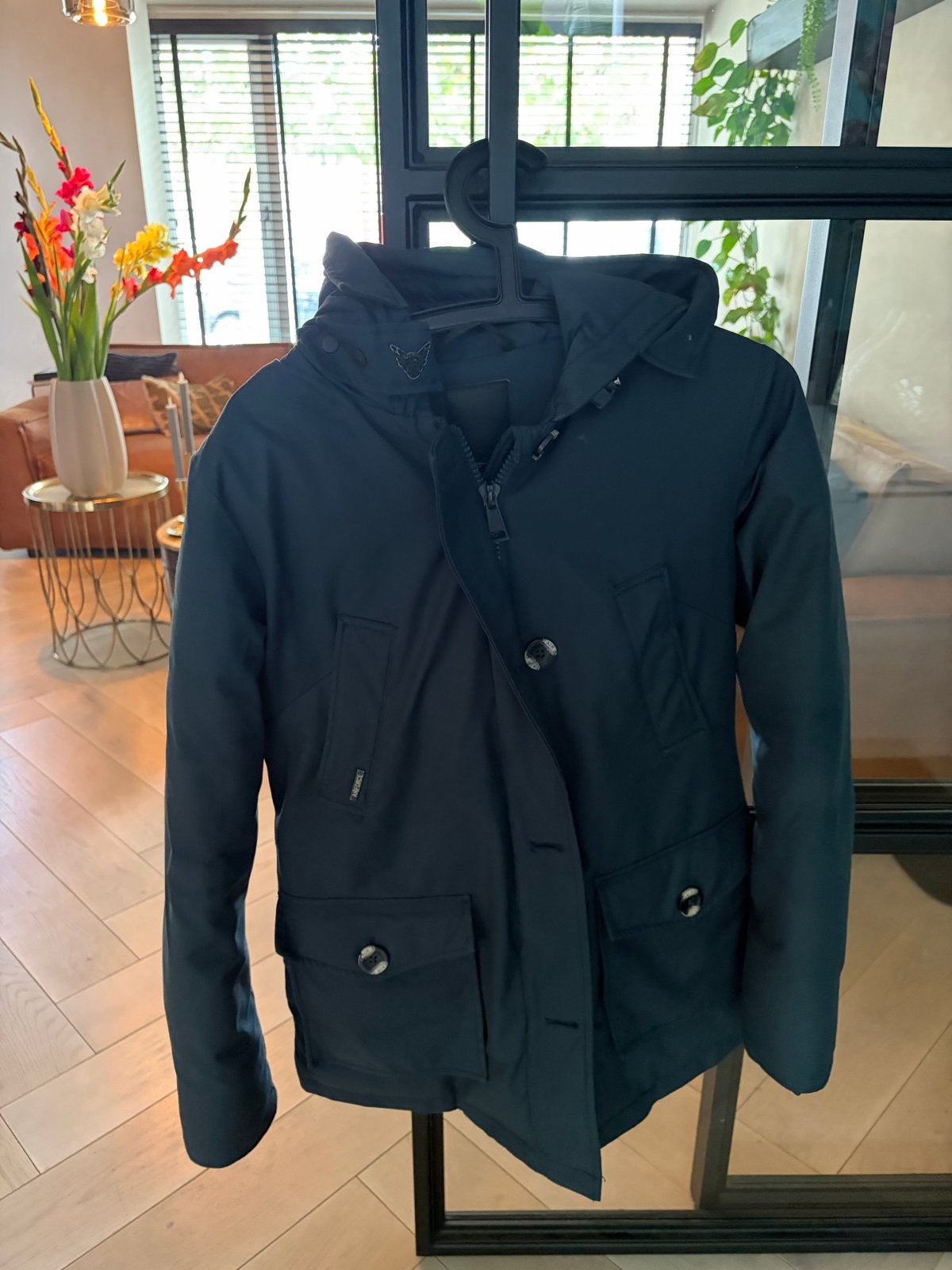 Airforce winterjas 4 pocket donkerblauw maat S, Ophalen of Verzenden, Zo goed als nieuw, Maat 36 (S), Blauw