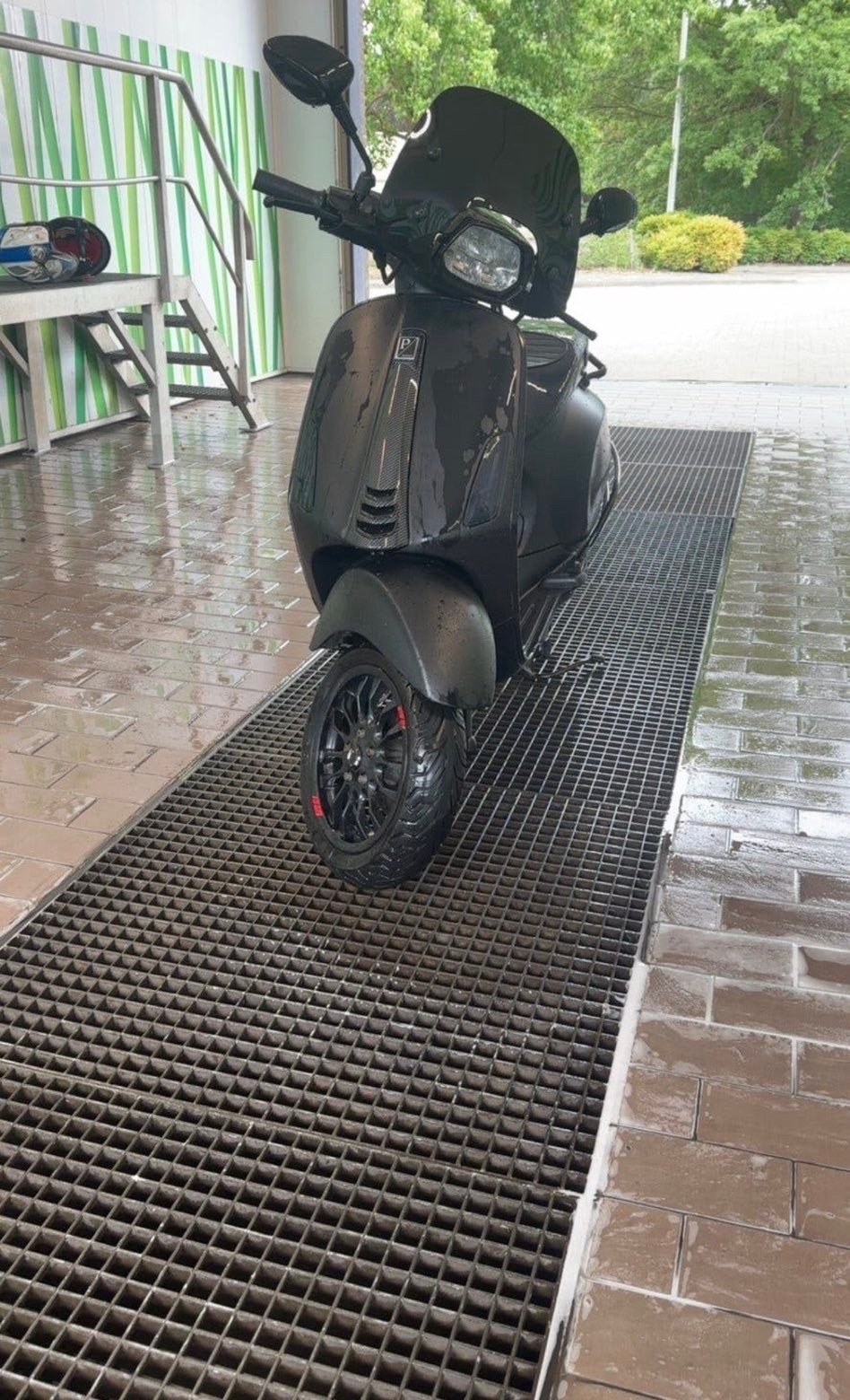 Matzwarte Vespa Sprint - Zo goed als nieuw!, Ophalen, Maximaal 45 km/u, Vespa S, Zo goed als nieuw
