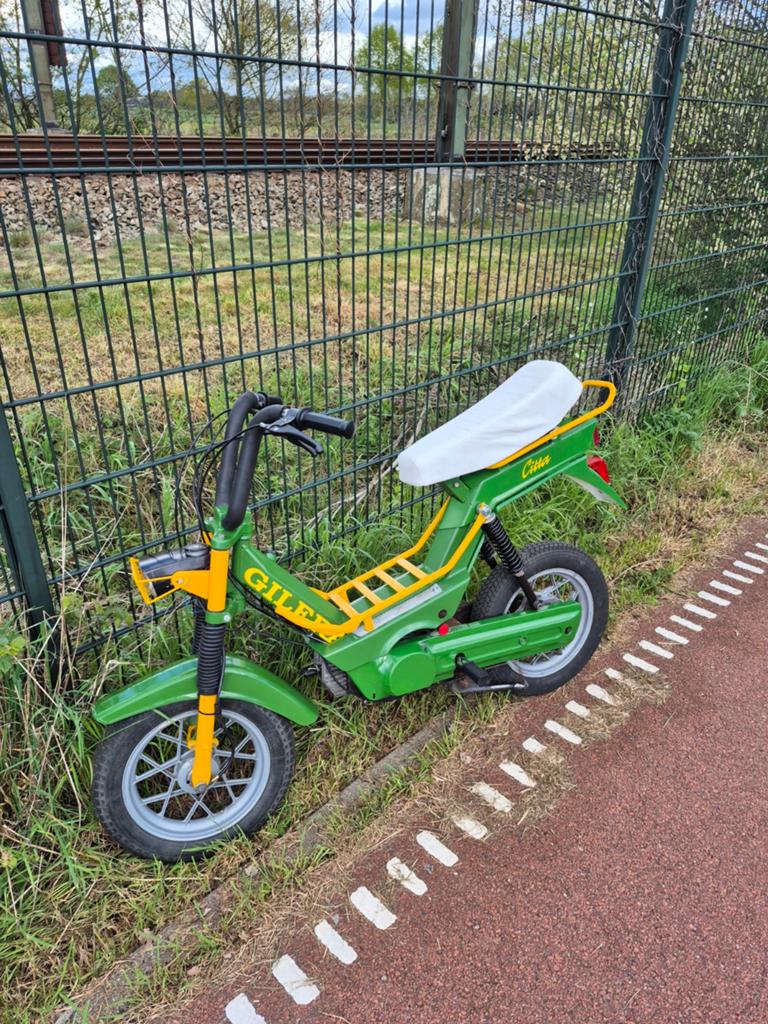 Gilera Citta Bromfiets - Groen/Geel, Fietsen en Brommers, Brommeronderdelen | Snorfietsen, Zo goed als nieuw, Gilera, Ophalen of Verzenden