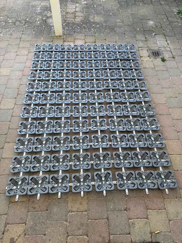 Schotelbodem Discflex vlak - 140x200, Gebruikt, Tweepersoons, Bedbodem, 200 cm