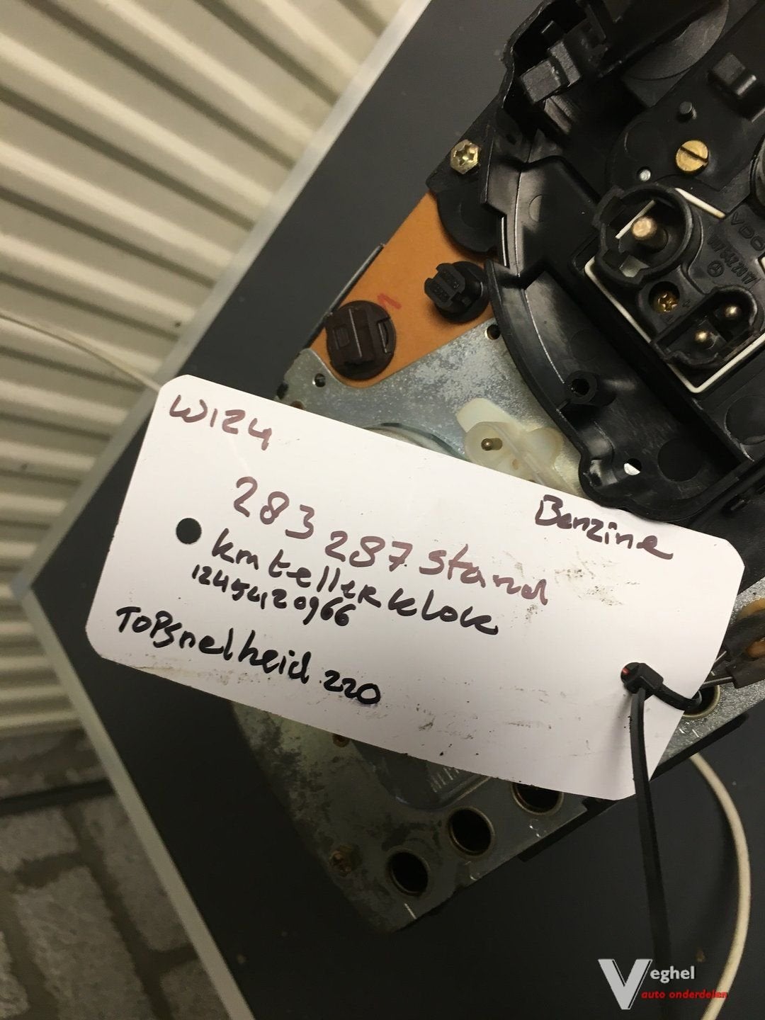 Mercedes W124    Benzine 1991       124 542 0966   Km Teller, Gebruikt, -, -, Ophalen of Verzenden