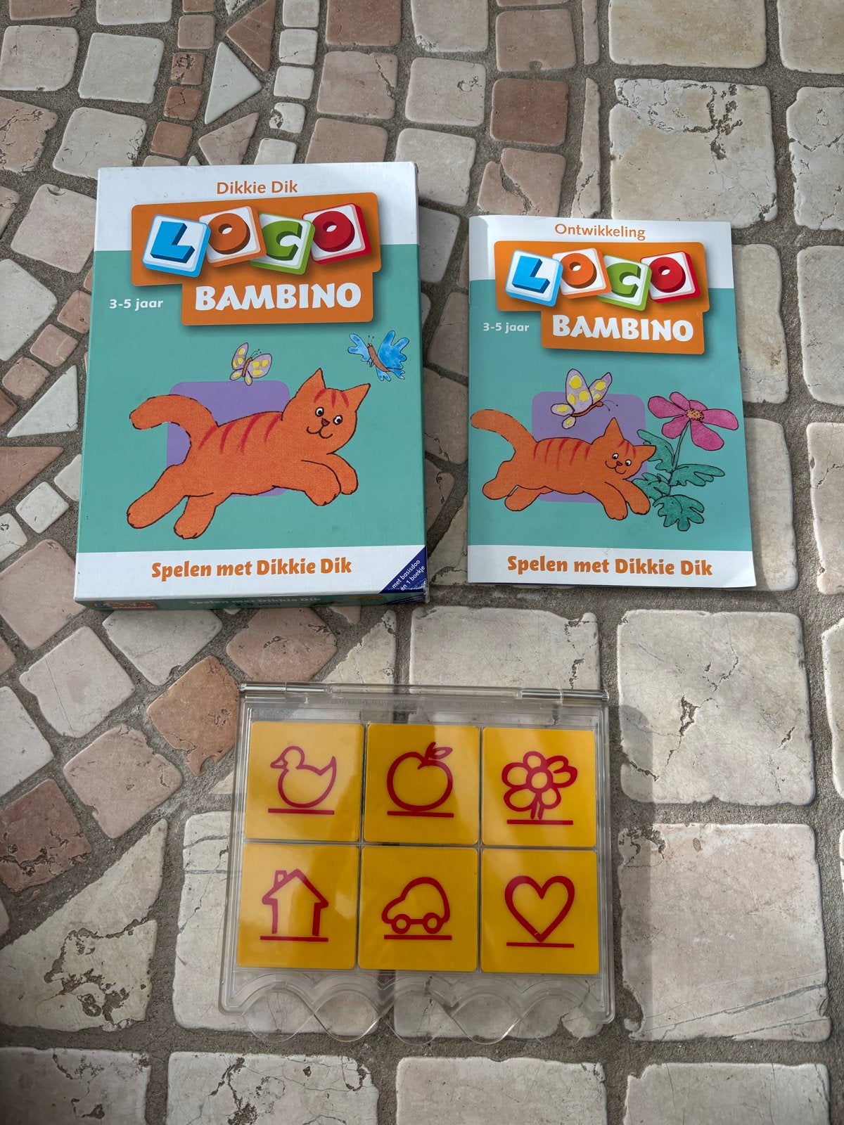 Loco Bambino Spelen met Dikkie Dik (3-5 jaar) set in doos!, Ophalen of Verzenden, Zo goed als nieuw, Puzzelen