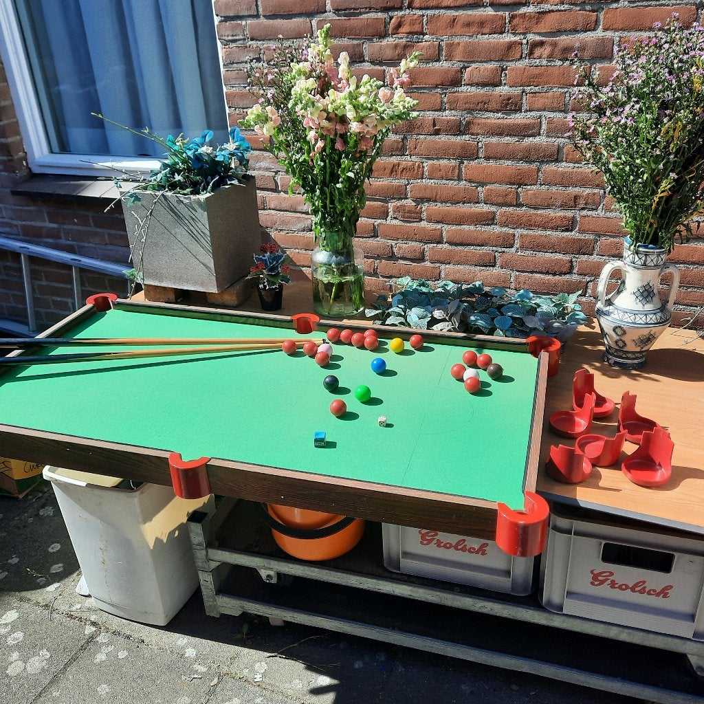 tafelpoolbiljart, Ophalen, Gebruikt, Pooltafel