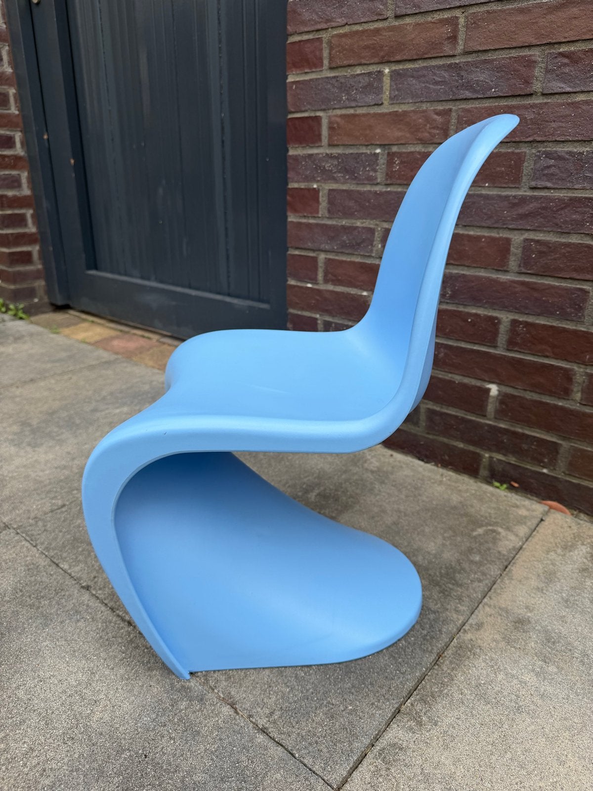 Vitra Panton S chair Junior dupe, Huis en Inrichting, Ophalen, Kunststof, Gebruikt, Blauw
