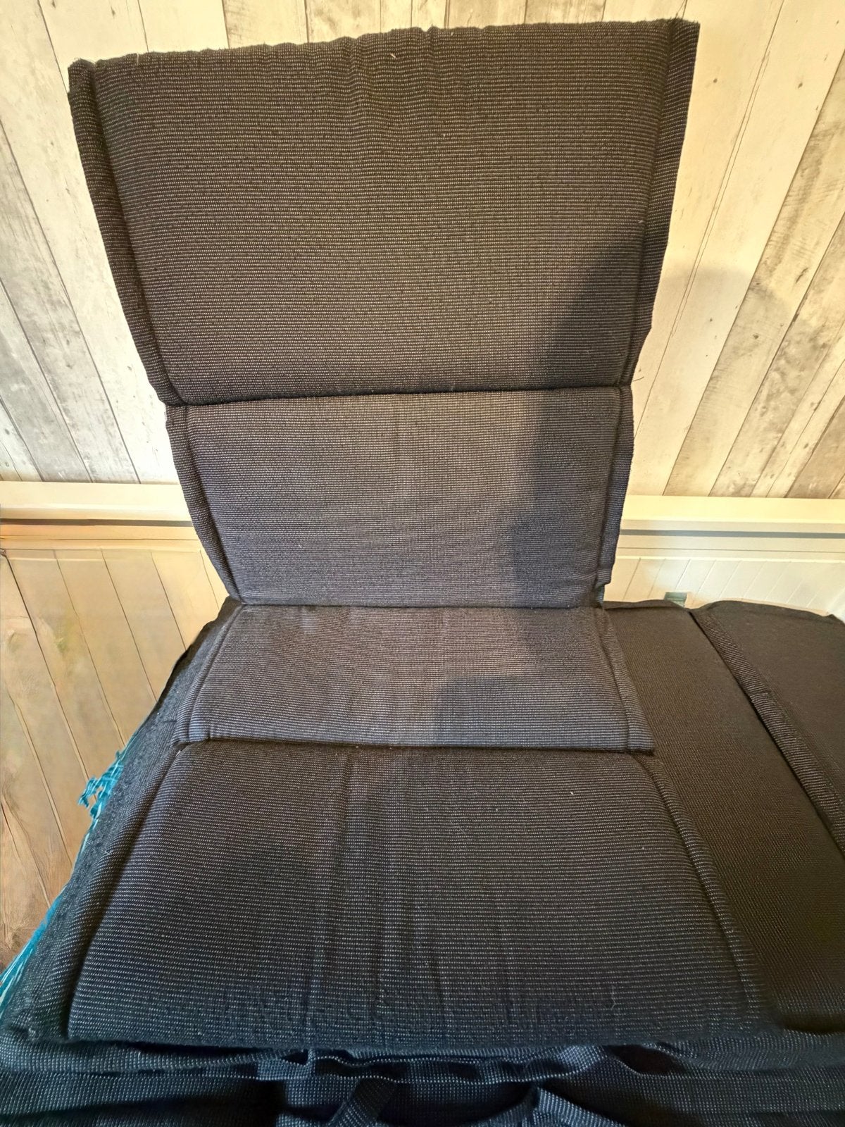 Zwarte tuinkussens voor comfortabele buitenmomenten, Tuin en Terras, Ophalen, Gebruikt