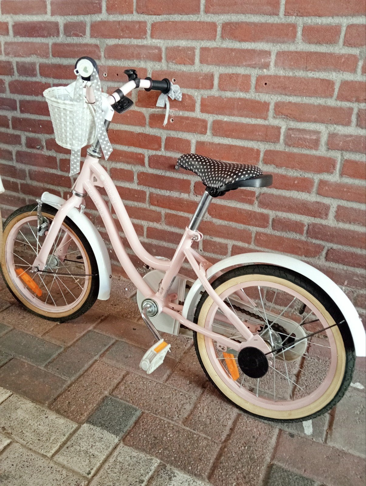 Zgan Sun Baby Heart Bike 16 inch meisjesfiets, Ophalen, 16 tot 20 inch, Velgrem, Sun Baby