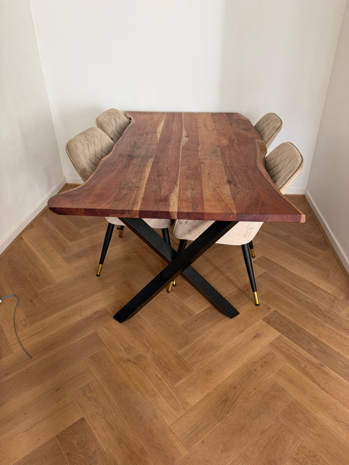 Eetkamertafel Loods 5 (met eventueel stoelen), Ophalen, Gebruikt, 50 tot 100 cm, 150 tot 200 cm