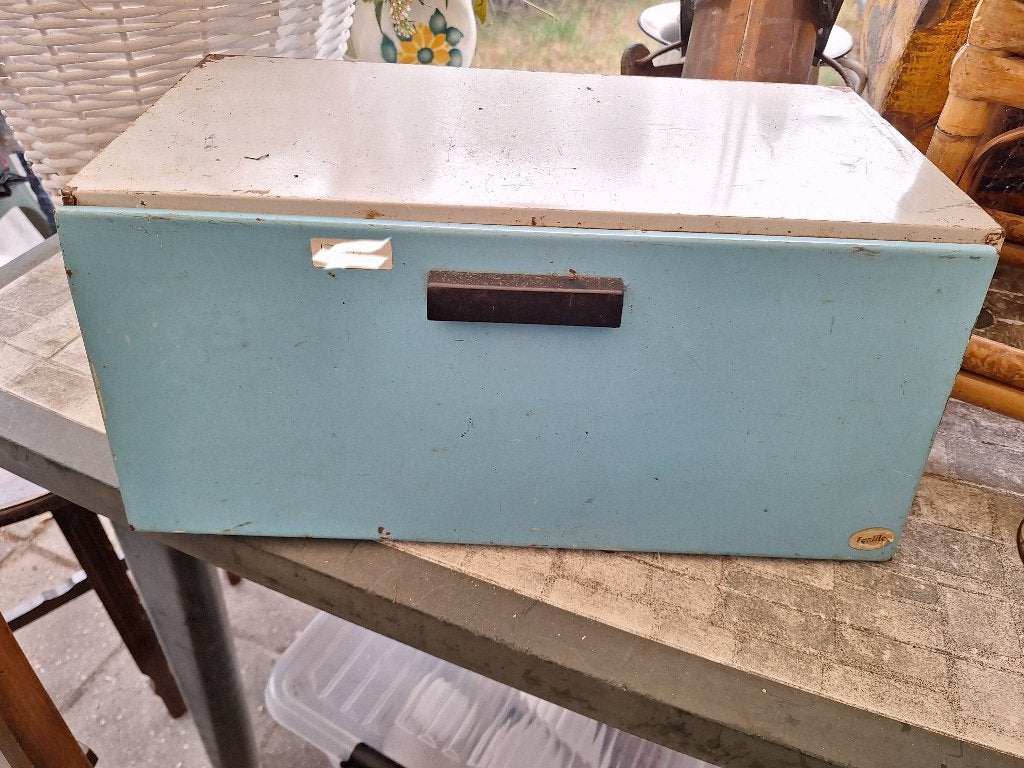 Vintage broodtrommel en cakevorm, Ophalen of Verzenden