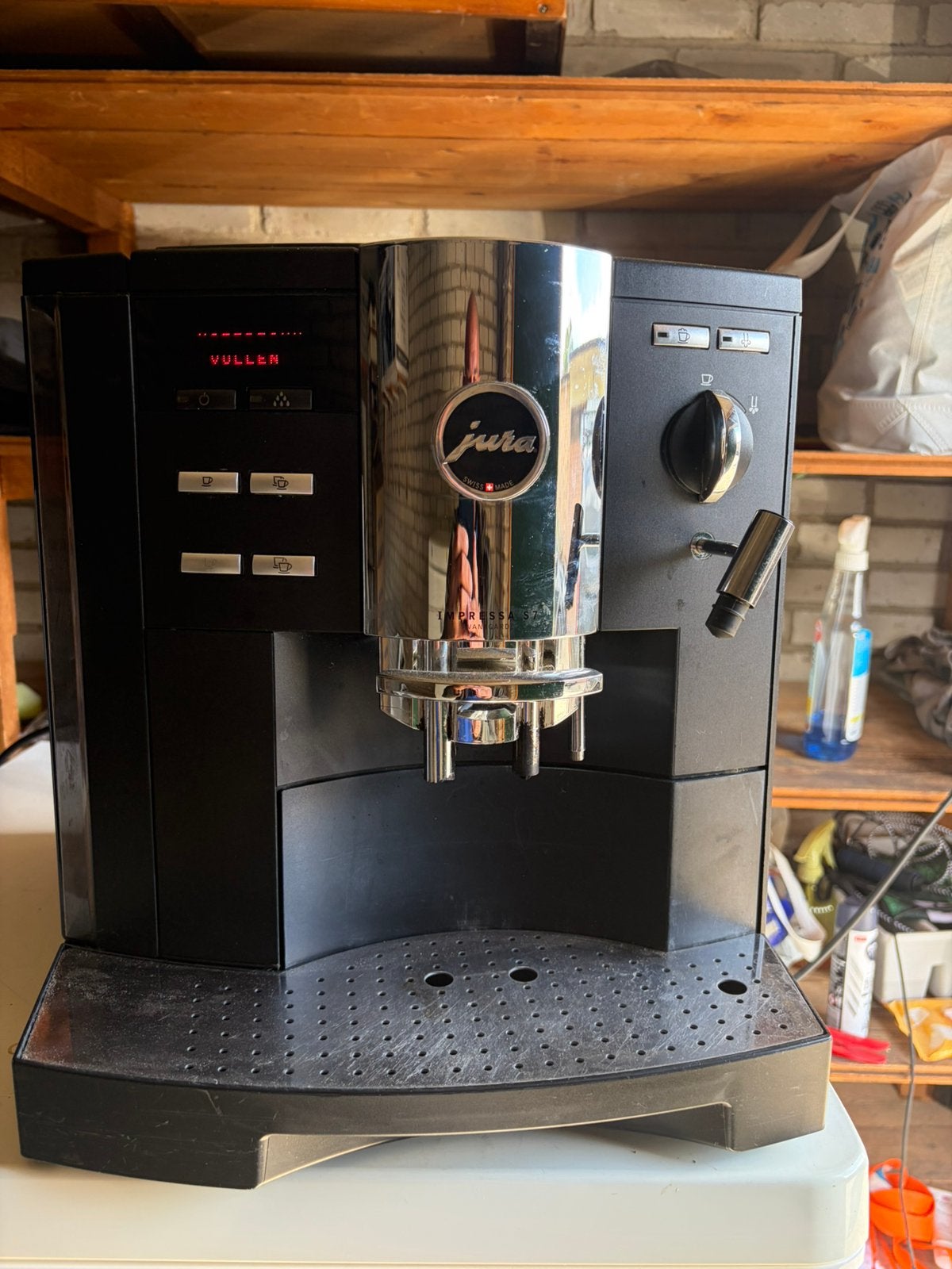 Jura Impressa S9 One Touch, Ophalen, Koffiemachine, Koffiebonen, Zo goed als nieuw