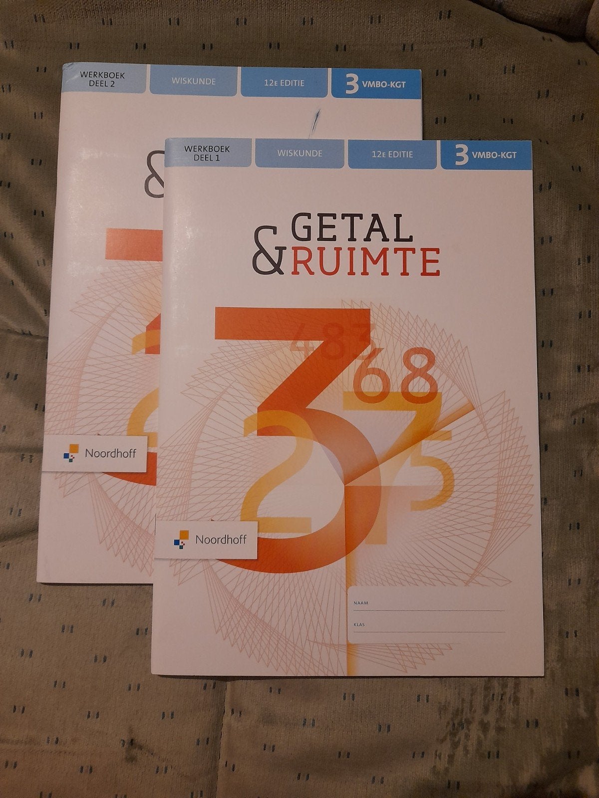 Getal & Ruimte Wiskunde VMBO-KGT deel 1 en 2, Verzenden, Zo goed als nieuw, VMBO, Wiskunde A