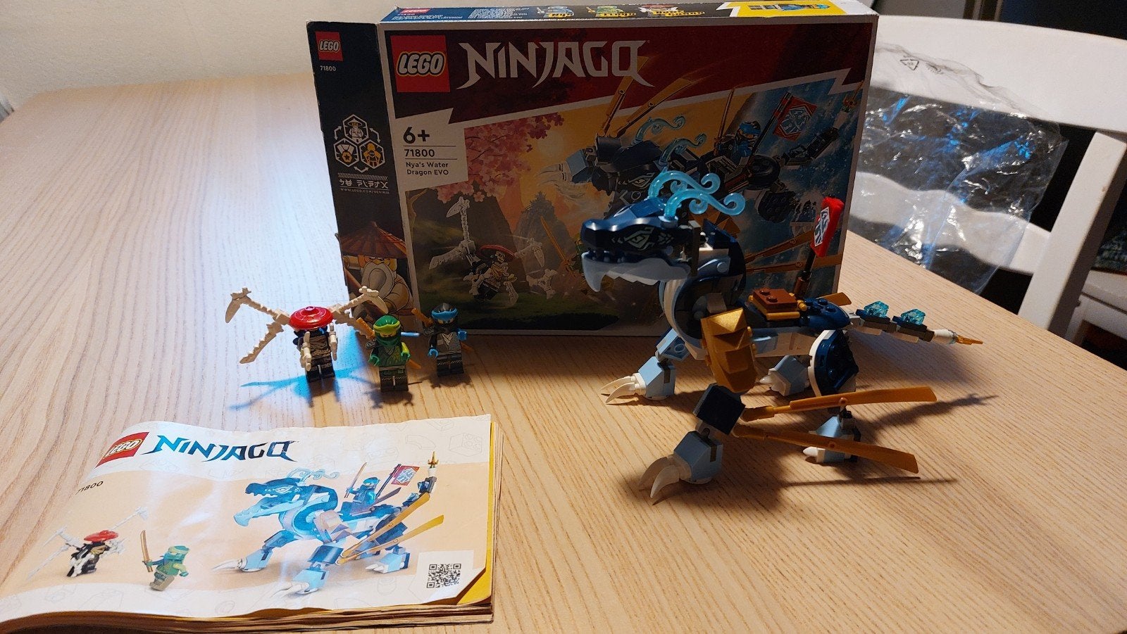 Lego Ninjago Nya's Water Dragon EVO (71800), Inclusief instructies, Lego, Ophalen of Verzenden, Zo goed als nieuw