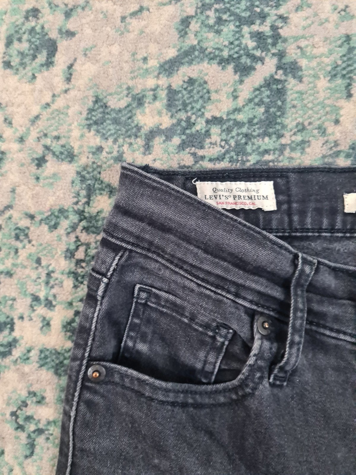 Levi's mile high super skinny W25 L32 Dames Tulsi2532 Zwart, Zwart, Ophalen of Verzenden, Zo goed als nieuw, W30 - W32 (confectie 38/40)