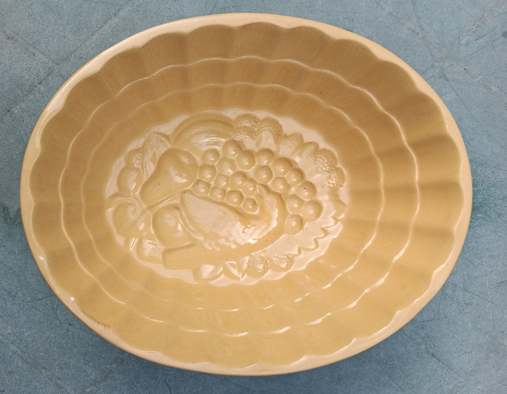 Vintage beboterde puddingvorm "Petrus Regout Maastricht, Ophalen of Verzenden