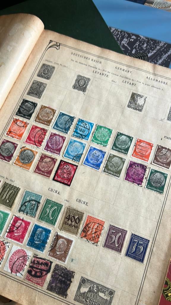 Postzegelalbum Schwaneberger 1915, Ophalen of Verzenden, Buitenland